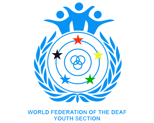 World Federation of the Deaf Youth Section Logo